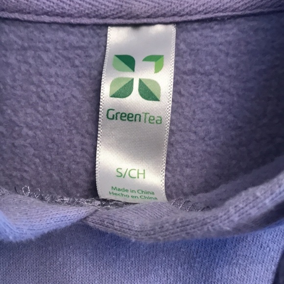 Green Tea brand size S pullover hoodie - Picture 2 of 4